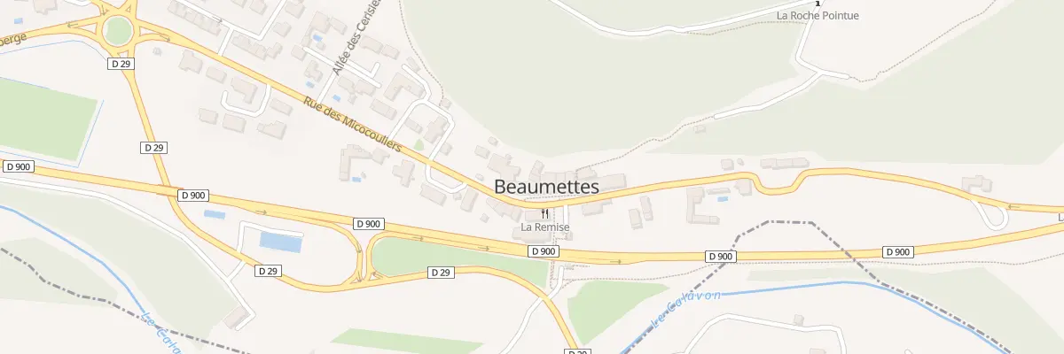 Plan du 1 Mte du Château à Beaumettes