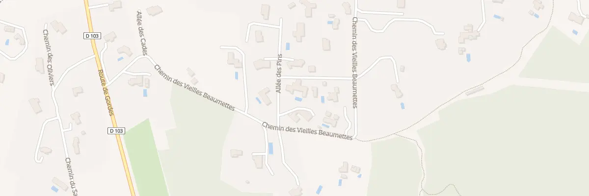 Plan du 50 All des Pins à Beaumettes