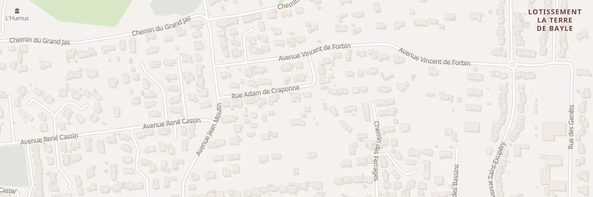 Plan du 14 Rue Adam de Craponne à La Fare-les-Oliviers