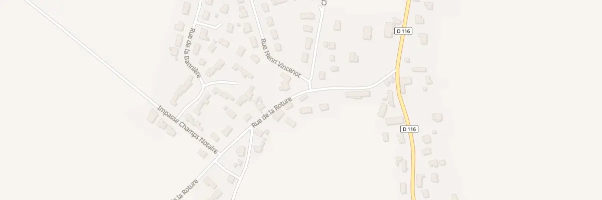 Plan du 5 Rue de la Roture à Tart