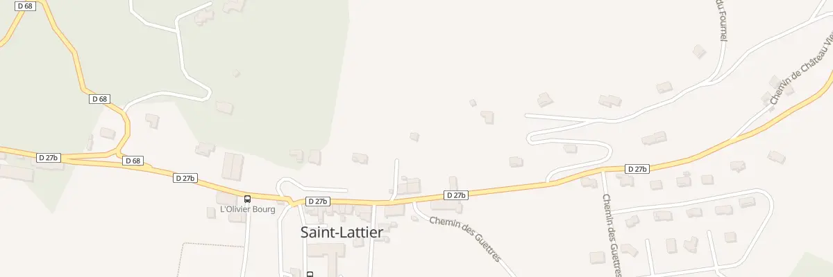 Plan du 1255A Rte de Saint Bonnet Chavagne à Saint-Lattier