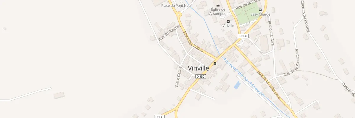 Plan du 80 Rue de la Chapelle à Viriville