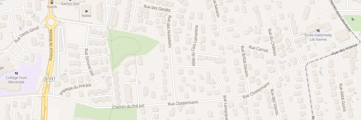 Plan du 102 Rue des Noisetiers à Saint-Denis-lès-Bourg