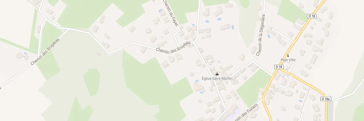 Plan du 147 Che des Bruyères à Panossas