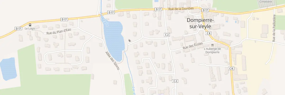 Plan du 77 Rue du Moulin à Dompierre-sur-Veyle