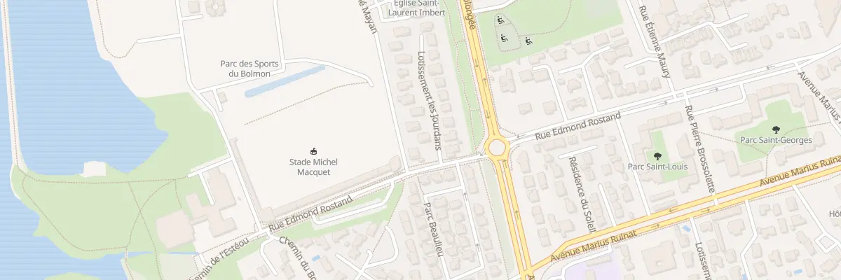 Plan du 2B Rue Edmond Rostand à Marignane