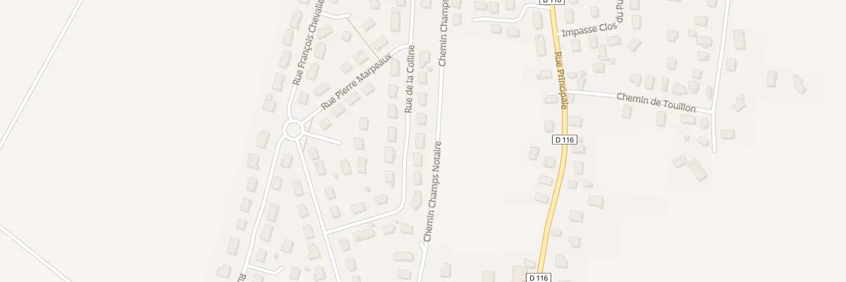 Plan du 17 Rue de la Colline à Tart