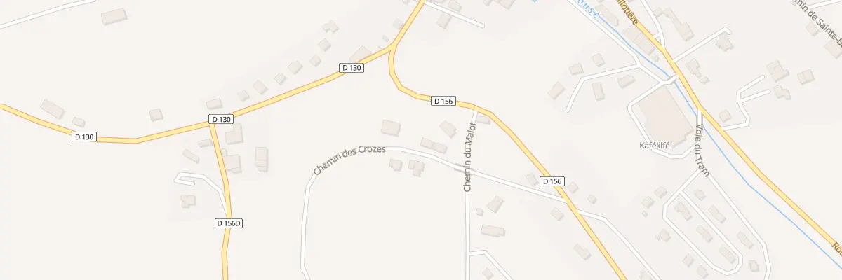 Plan du 160 Chem des Crozes à Viriville
