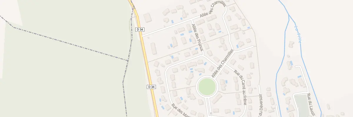 Plan du 23 Rue des Marronniers à Remilly-sur-Tille