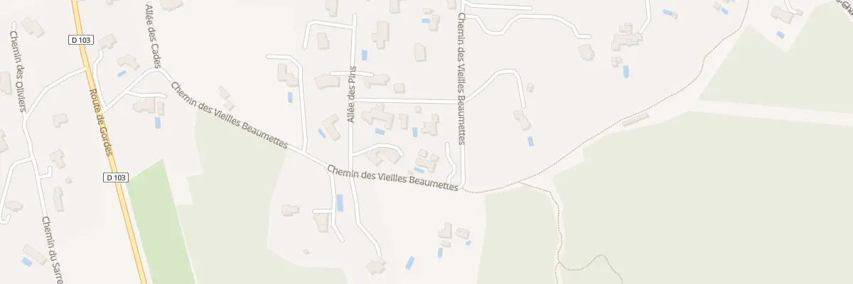 Plan du 485A Che des Vieilles Beaumettes à Beaumettes