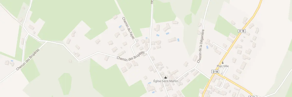 Plan du 120 Che des Bruyères à Panossas
