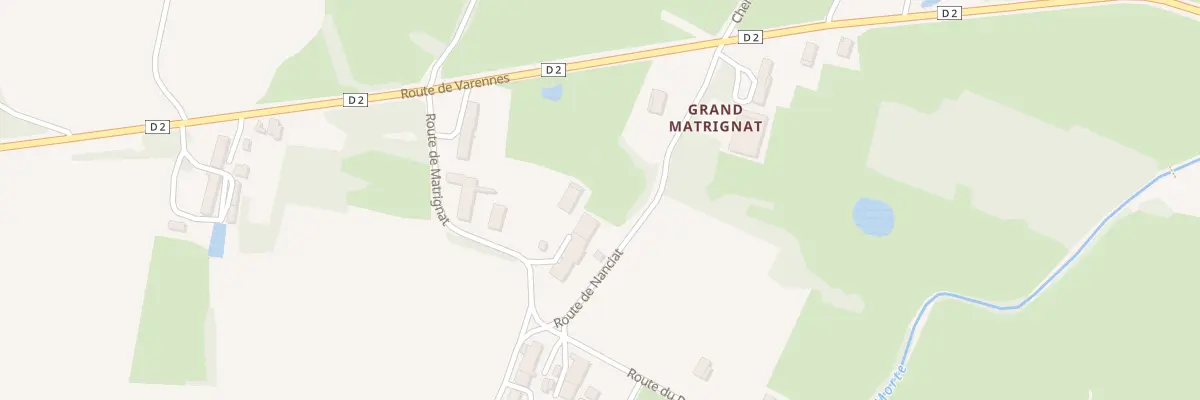 Plan du 339 Rte de Matrignat à Saint-Nizier-le-Bouchoux