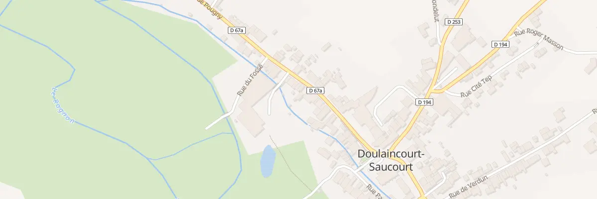 Plan du 21 Rue Pougny à Doulaincourt-Saucourt