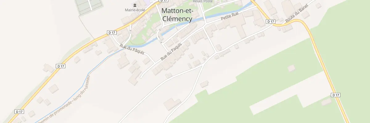 Plan du 26 Rue du Paquis à Matton-et-Clémency