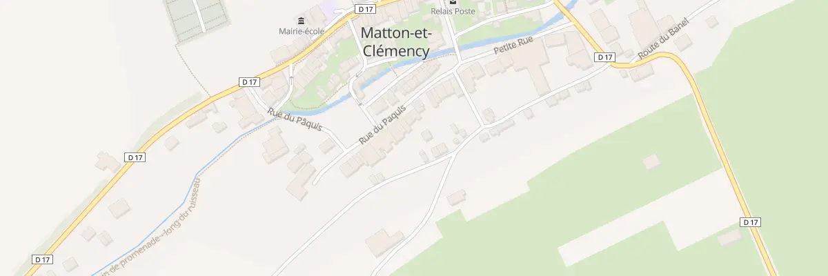 Plan du 28 Rue du Paquis à Matton-et-Clémency