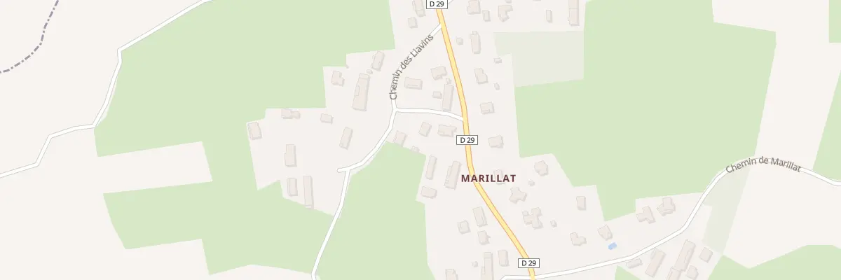 Plan du 49 Che du Haut Marillat à Viriat