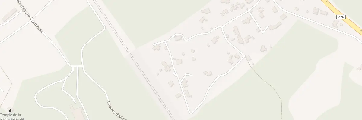 Plan du 9501 Montée de Gancel à Vernègues