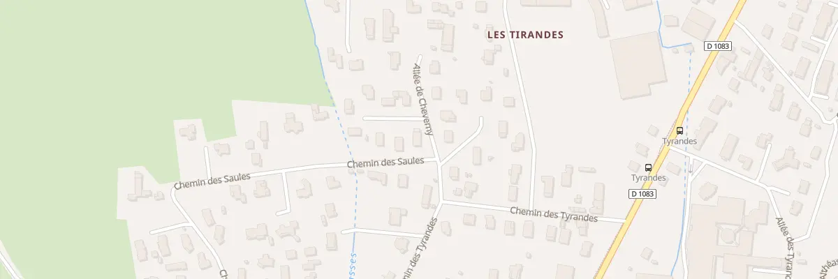 Plan du 13 All des Tourterelles à Péronnas