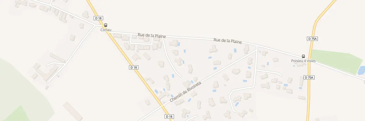 Plan du 379 Rue de la Plaine à Chozeau