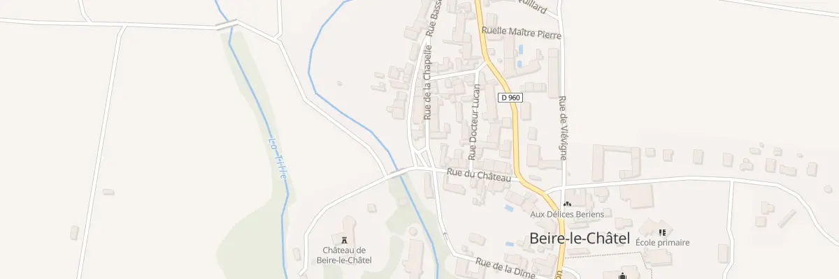 Plan du 2 Rue Basse à Beire-le-Châtel