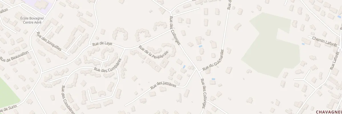 Plan du 8 Rue de la Peupleraie à Meximieux
