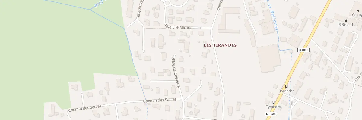 Plan du 126Z All de Cheverny à Péronnas