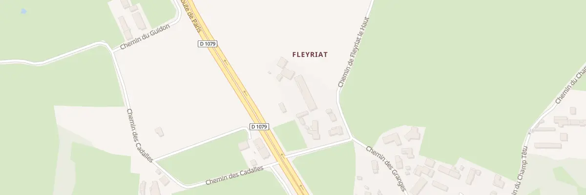 Plan du 526 Che de Fleyriat le Haut à Viriat