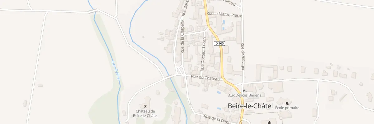 Plan du 4 Rue de la Chapelle à Beire-le-Châtel