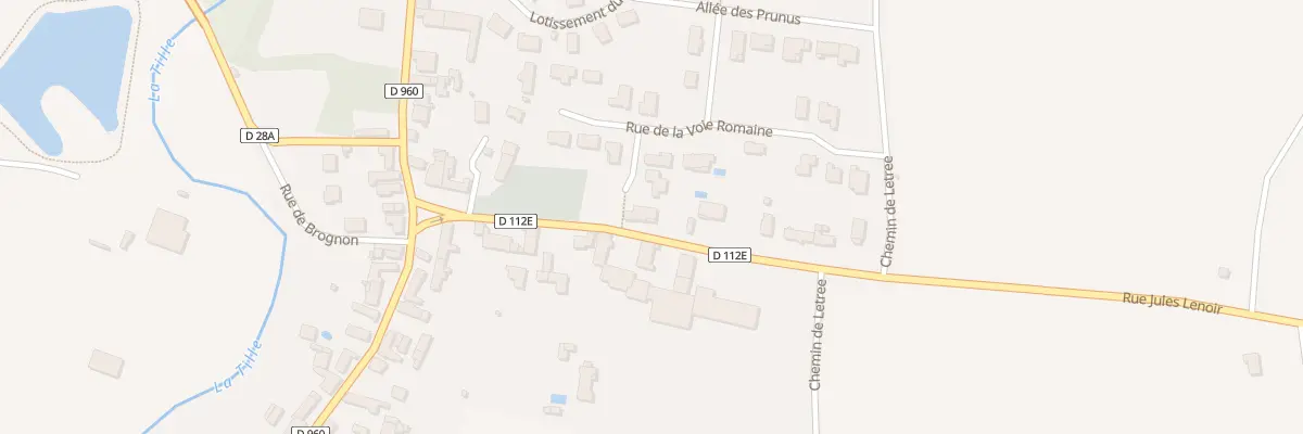 Plan du 5 Imp le Moustier à Beire-le-Châtel