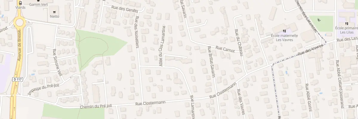 Plan du 264 Rue Lamartine à Saint-Denis-lès-Bourg