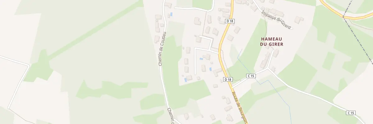 Plan du 764 Rte de Bourgoin à Panossas
