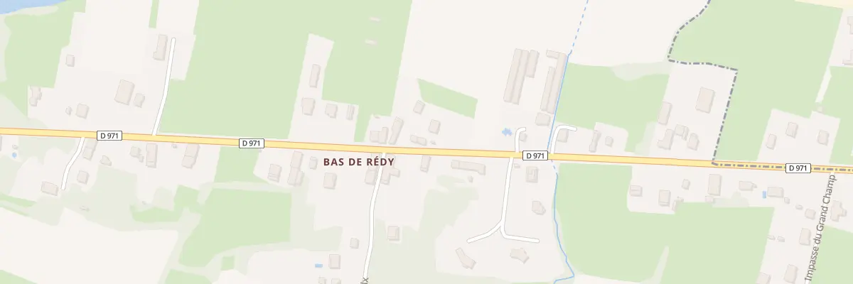 Plan du 747 Rue du Bas de Rédy à Sornay