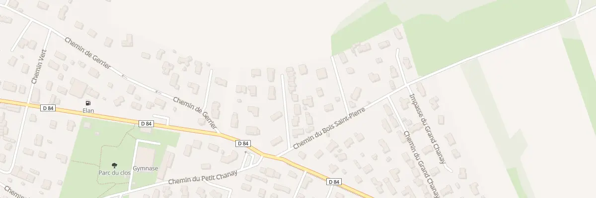 Plan du 1B Che du Bois St Pierre à Saint-Maurice-de-Gourdans