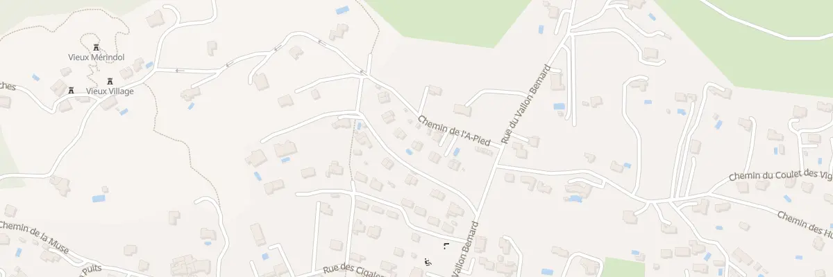 Plan du 5242 Le Vallon Bernard à Mérindol