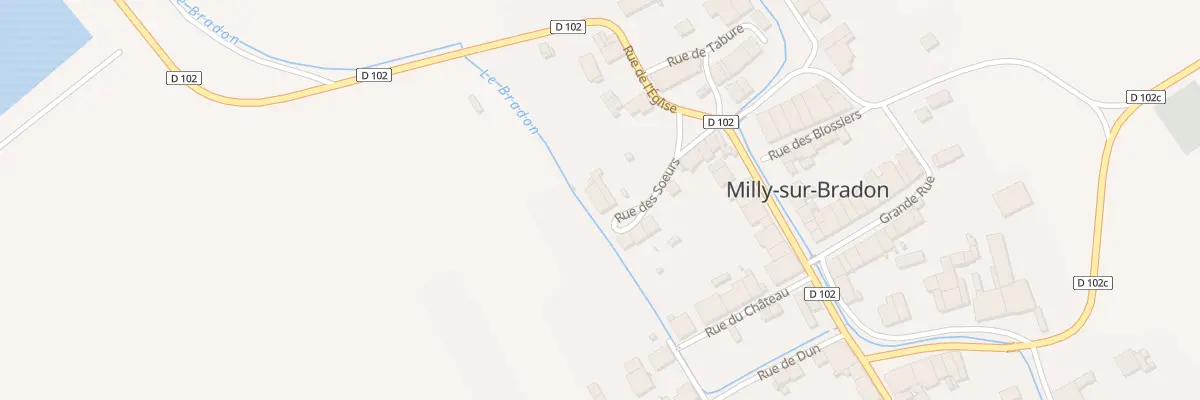 Plan du 6 Rue des Soeurs à Milly-sur-Bradon