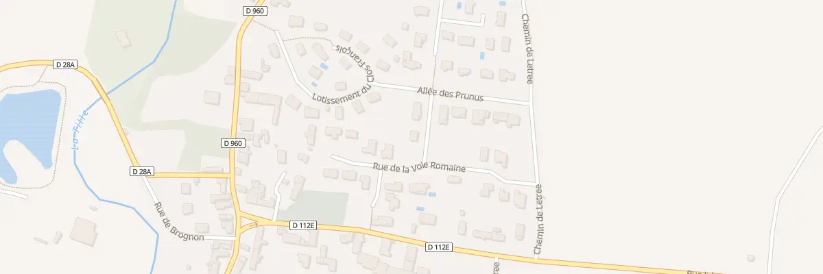 Plan du 4 Rue du Houblon à Beire-le-Châtel