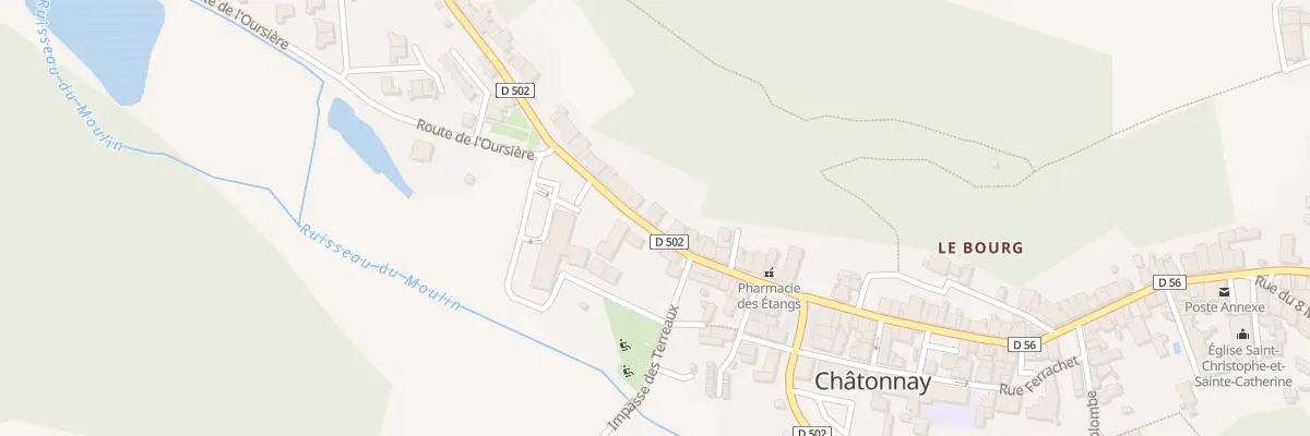 Plan du 565 Rte des Alpes à Châtonnay