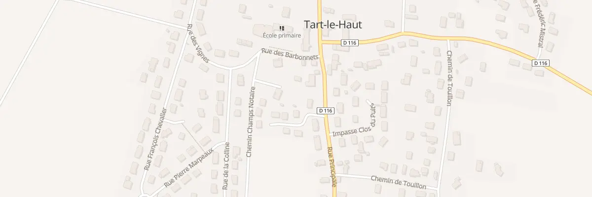 Plan du 40B Rue Principale à Tart