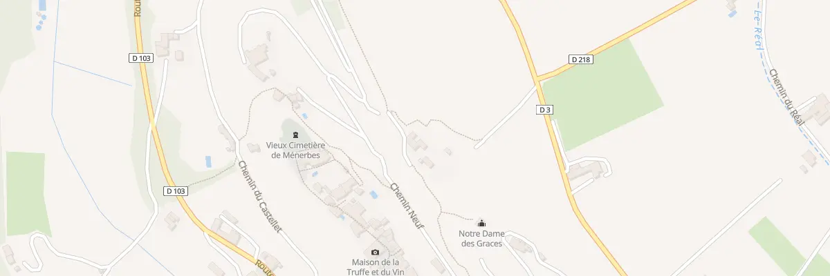 Plan du 660 Che Neuf à Ménerbes