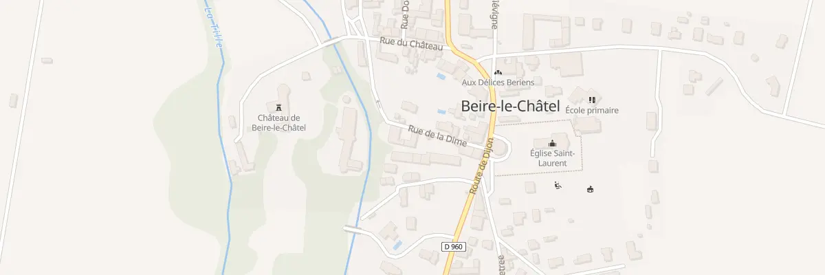 Plan du 1 Rle de la Dime à Beire-le-Châtel