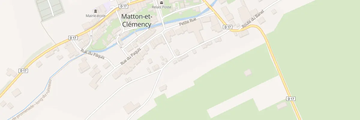 Plan du 9 Rue de la Valette à Matton-et-Clémency