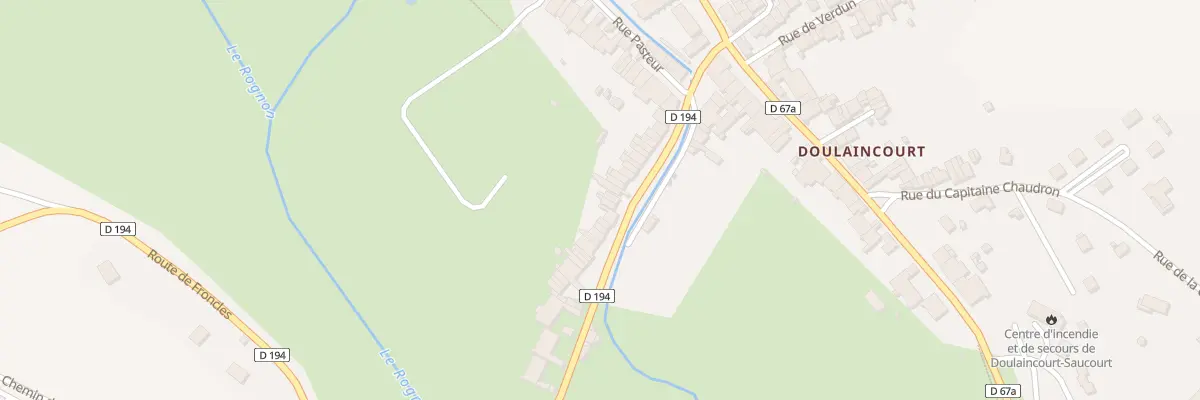 Plan du 32 Av du Mal de Lattre Tassigny à Doulaincourt-Saucourt