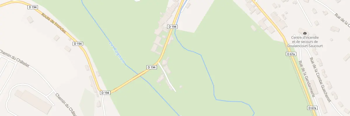 Plan du 13 Av du Mal de Lattre Tassigny à Doulaincourt-Saucourt