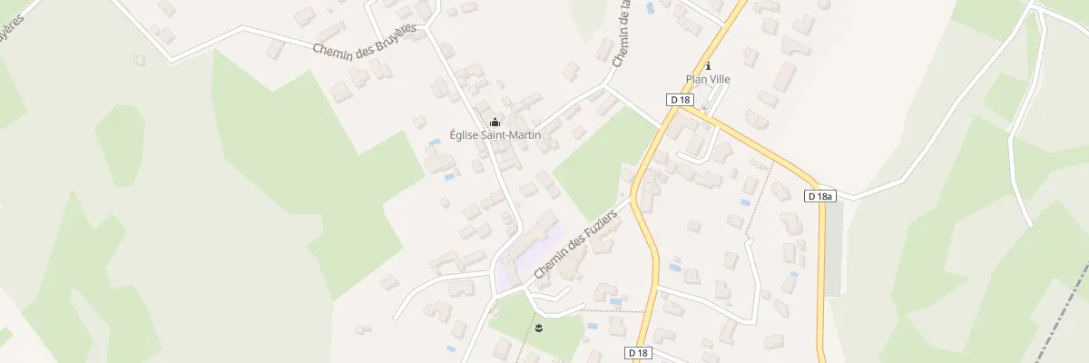 Plan du 50 Che des Fuziers à Panossas