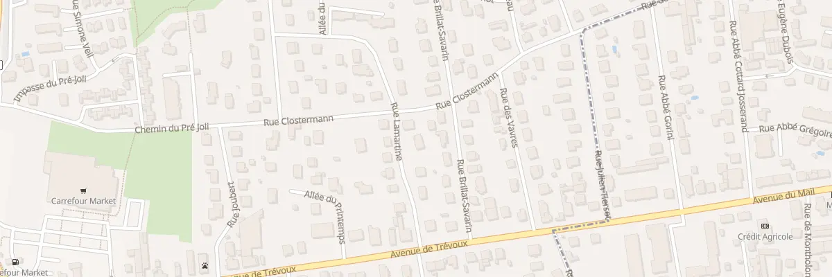 Plan du 104 Rue Lamartine à Saint-Denis-lès-Bourg