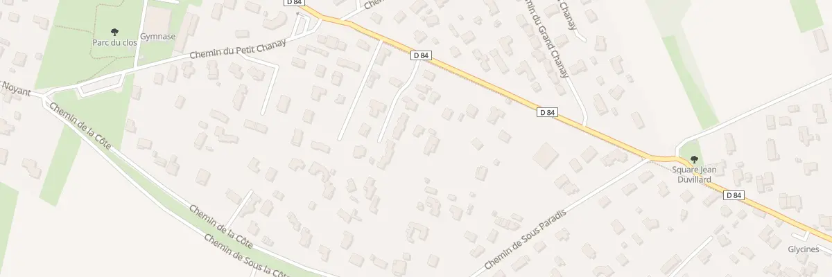 Plan du 30 Rte de Port Galland à Saint-Maurice-de-Gourdans