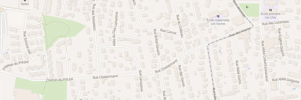 Plan du 227 Rue Brillat Savarin à Saint-Denis-lès-Bourg