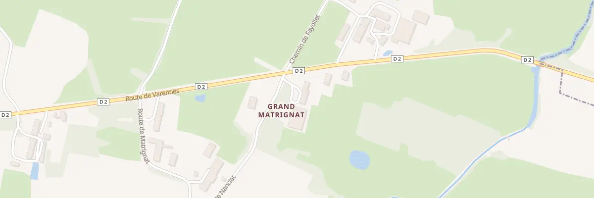 Plan du 510 Rte de Matrignat à Saint-Nizier-le-Bouchoux