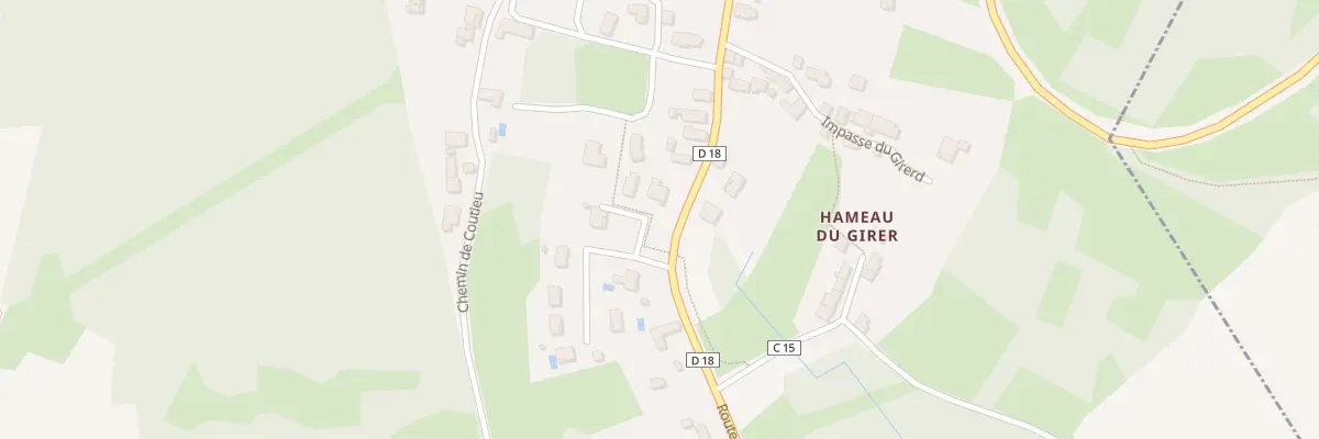 Plan du 690 Rte de Bourgoin à Panossas