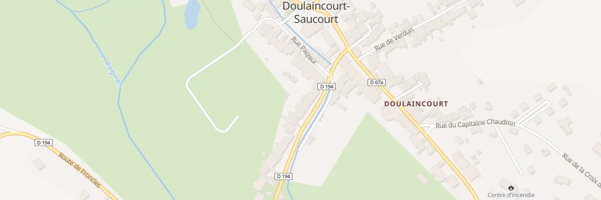 Plan du 14 Av du Mal de Lattre Tassigny à Doulaincourt-Saucourt